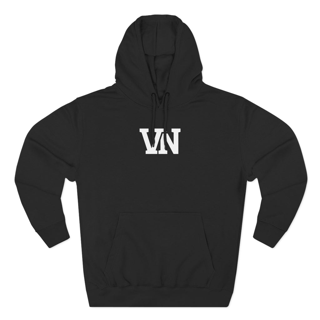 Three-Panel Fleece Hoodie