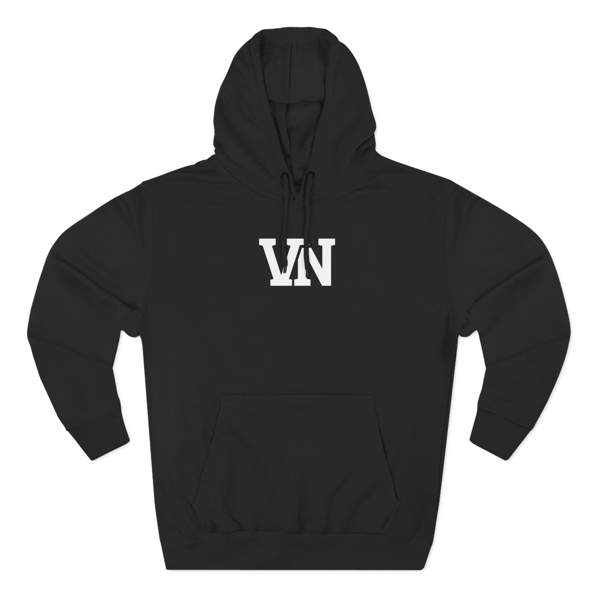 Three-Panel Fleece Hoodie