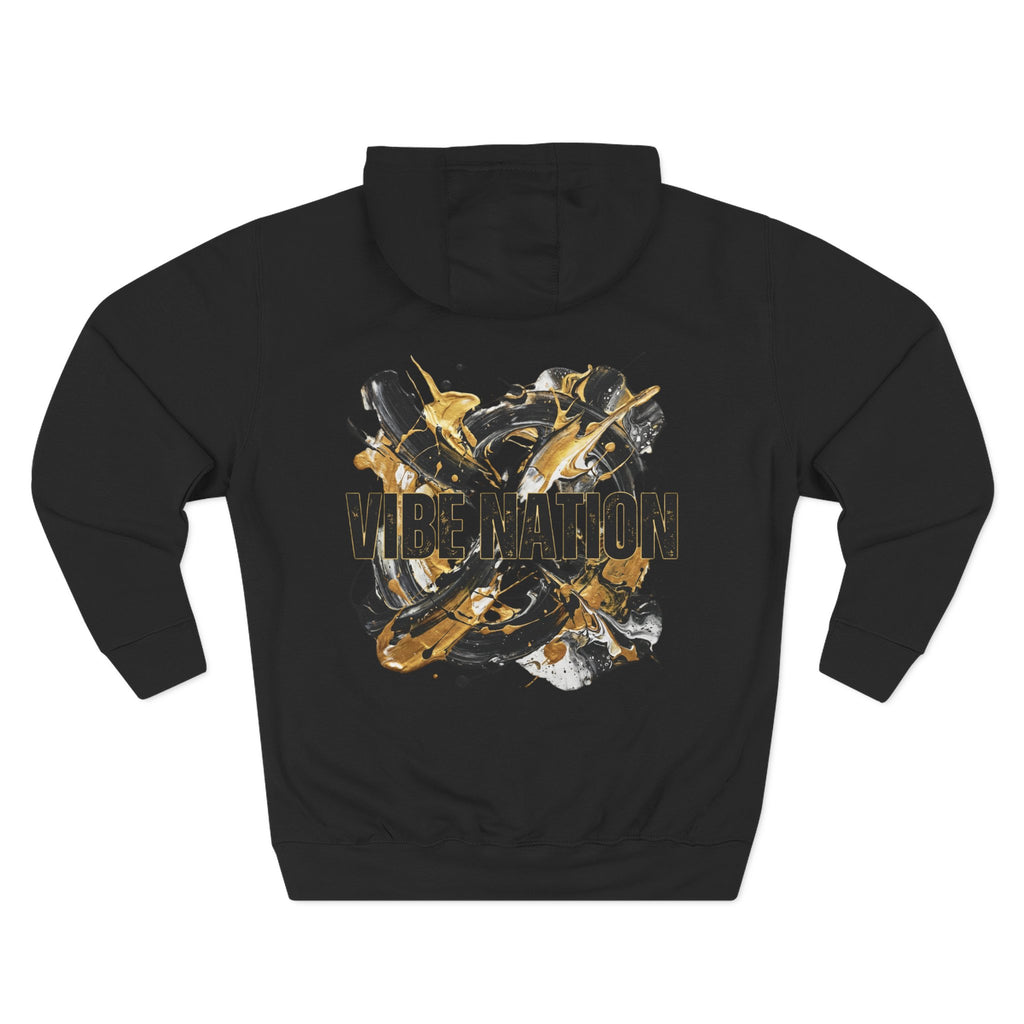 Three-Panel Fleece Hoodie