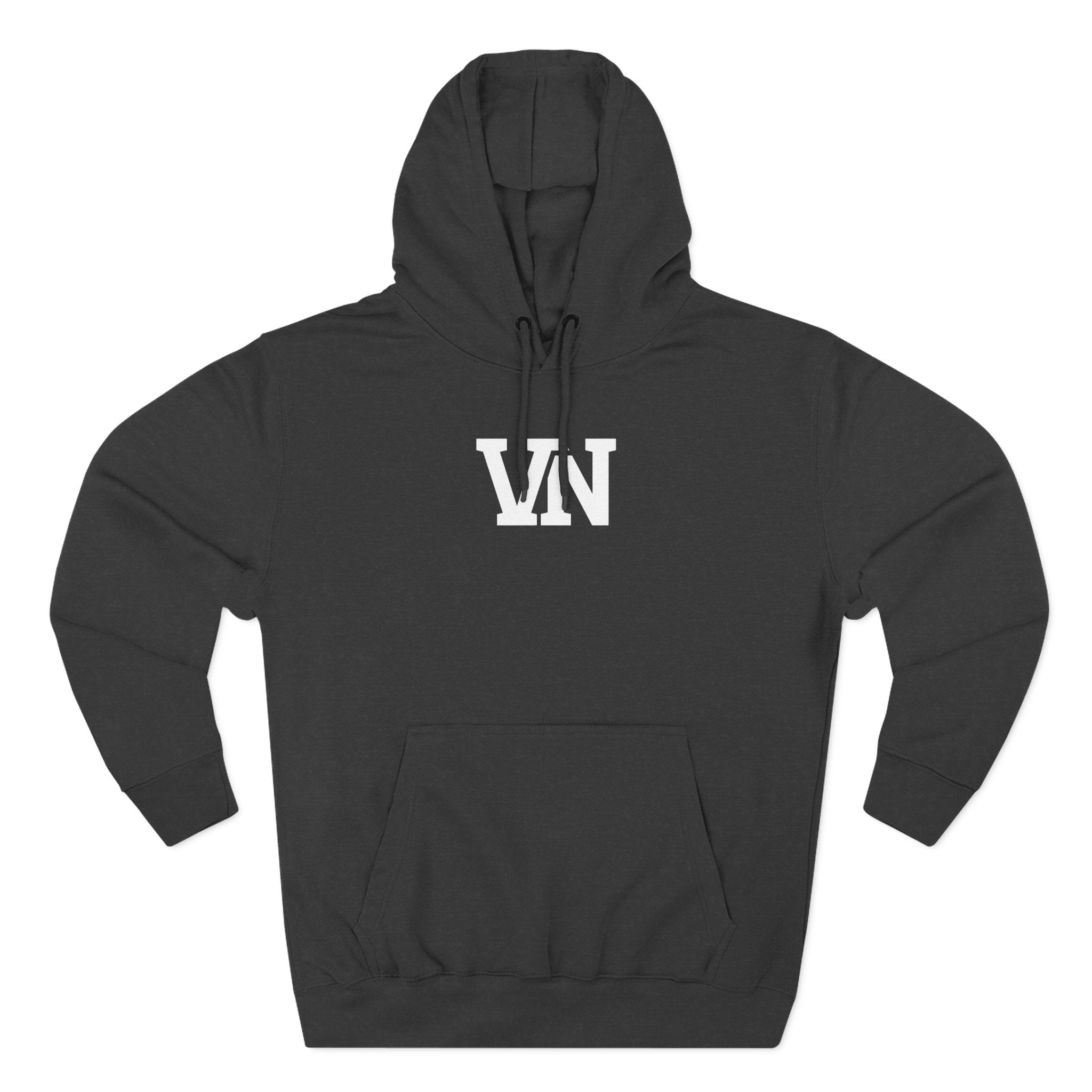 Three-Panel Fleece Hoodie