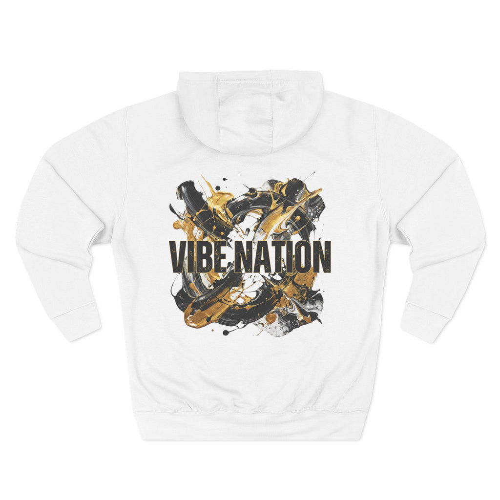 Three-Panel Fleece Hoodie